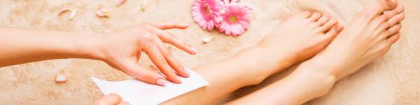 Epilation à la cire des jambes